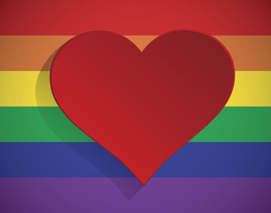Rainbow Heart.