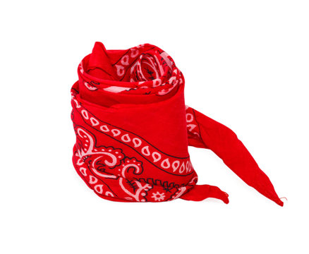 twisted red bandana