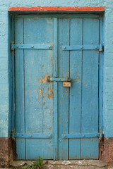 old closed door
