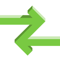 Arrows together concept