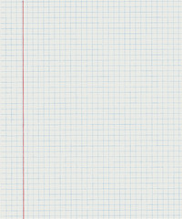 Exercise book in a cage