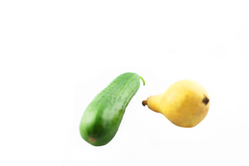 Gurke und Birne