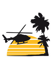 Urlaub Palmen Strand Miami Heli Sonne © Style-o-Mat-Design