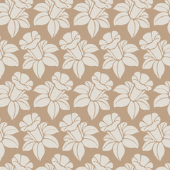 Abstract seamless pattern - art nouveau