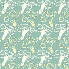 Abstract seamless pattern - art nouveau