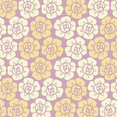 Abstract seamless pattern - art nouveau