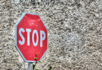 sign on the wall