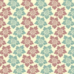 Abstract seamless pattern - art nouveau