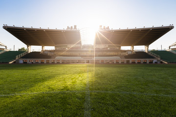 Fototapeta premium old soccer stadium