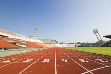 Fotobehang athletics track © fotopic
