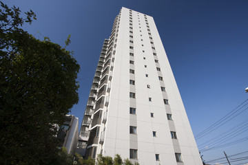 Naklejka premium 高層マンション