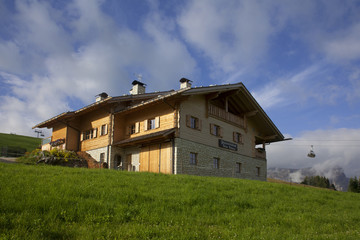 Holzblockhaus Seiseralm