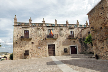 Museo arqueológico palacio de las Veeltas, cáceres, España