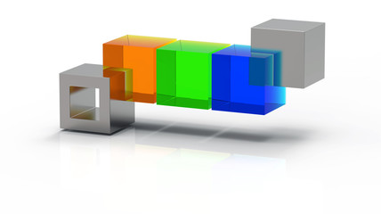 Obraz premium Business, teamwork, communication, internet and trading 11