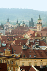 Fototapeta premium Prague through the eyes of birds