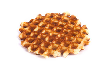 Viennese Wafer biscuit isolated on white background