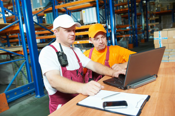 workers in warehouse