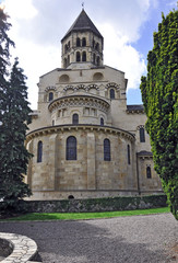 Il villaggio di Saint Saturnin, Auvergne - chiesa di Notre Dame