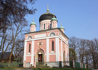 Fototapeta na wymiar Russische Kirche, Potsdam, Deutschland