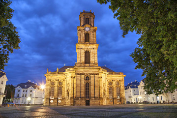 Ludwigskirche -  a baroque style church in Saarbrucken