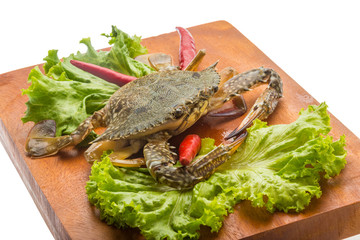 Raw crab