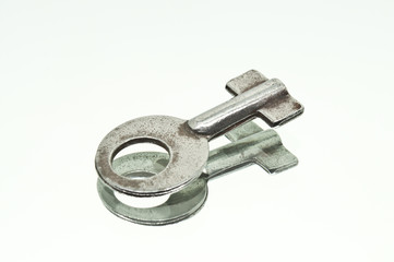 Small Vintage Iron Key 2