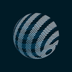 Obraz premium Streszczenie Globe