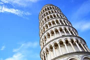 Crédence de cuisine en verre imprimé Tour de Pise Leaning Tower of Pisa