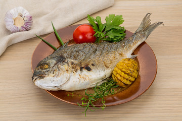Grilled dorado