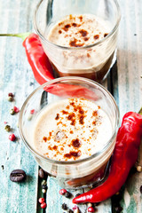 Spicy Coffee with Chili Peppers