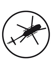 Heli von oben Ansicht top Kreis Logo © Style-o-Mat-Design