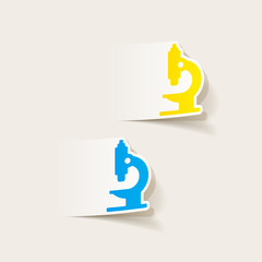 realistic design element: microscope