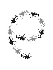 Heli Looping Spirale Muster © Style-o-Mat-Design