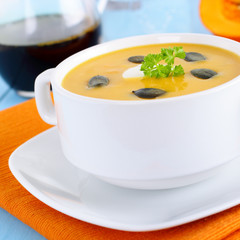 Kürbiscremesuppe - Pumpkin soup
