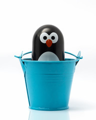 Penguin in the a bucket - 70327235