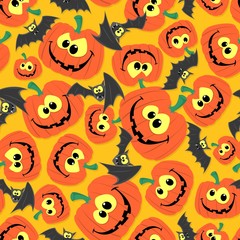 halloween pattern vector