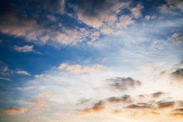 Sunset Sky Background