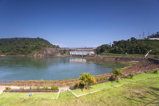 Nam Ngum Hydroelectric Power Station In Laos