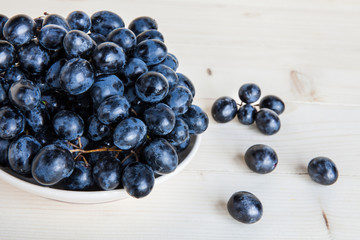 Ripe grapes