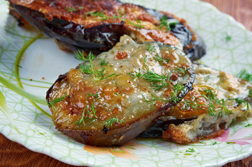 cotolette di melanzane  - Italian appetizer with eggplant