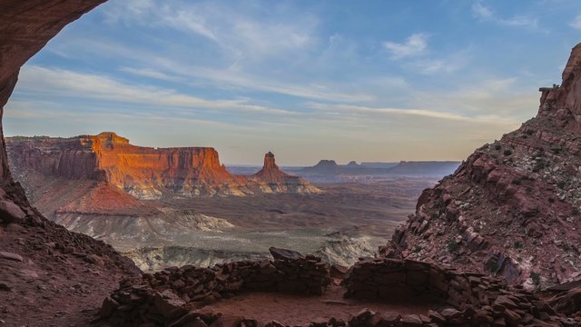 Anasazi Indian Ruins At False Kiva, Canyonlands