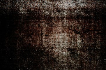 old grunge wall texture with vignette