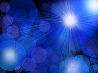 texture, abstract background is colorful bokeh light from sun