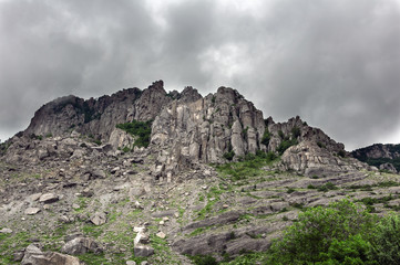 Fototapeta na wymiar Гора Демерджи. Полуостров Крым