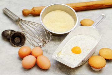 short pastry basic  ingredients and cookies