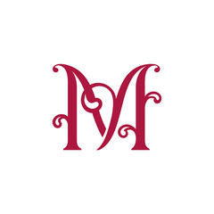 Sign the letter M