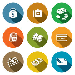 Money icon collection