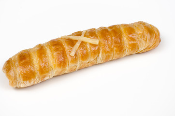 Croissant hotdog