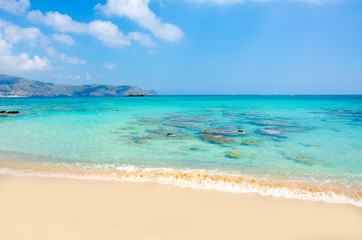 Crete beach Elafonisi 