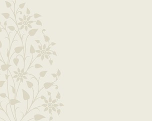 wedding card design, paisley floral pattern , India